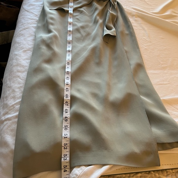 Vintage August Silk silk fully lined faux wrap dress - Picture 2 of 10